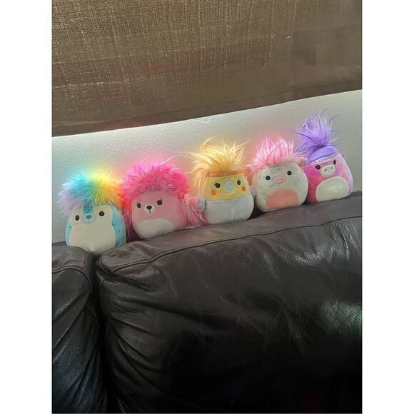 Crazy Haired Squishmallows 5” Set of 6 - Picture 1 of 12